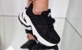 Nike Дамски Черни Маратонки С Бяла Подметка👟Дамски Спортни Обувки В Черен Цвят Найк Код P687, снимка 3