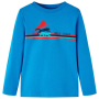Детска тениска с дълъг ръкав, кобалтовосиньо, 116（SKU:13301, снимка 1 - Детски тениски и потници - 44871487