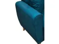 Велурен диван с фунция сън в цвят петрол на склад-най-ниска цена!, снимка 2