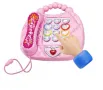 Музикална интерактивна дидактическа телефон-чанта със светлинен и звуков ефект, снимка 4