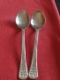 Две стари лъжички от соца неръждавейка за кафе чай 42088, снимка 1