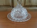 Кристален съд за масло, снимка 1
