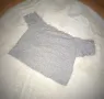 сива къса блузка с голи рамене H&M, снимка 1