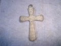 СТАРО ОРНАМЕНТИРАНО ПОСРЕБРЕНО РЕТРО АРТ КРЪСТЧЕ 20957, снимка 5