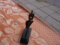 Стара бронзова статуетка пластика, снимка 3