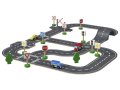 Детска Дървена Състезателна писта с коли Голям град 4 метра писта, снимка 1 - Коли, камиони, мотори, писти - 43761691