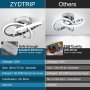 ZYDTRIP LED таванна лампа, 22W, 6000K студено бяло, сребърна, снимка 5