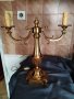 барокова настолна лампа тип свещник, снимка 1 - Настолни лампи - 27017989