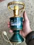 Винтидж порцеланова настолна лампа Muarry Feiss, снимка 1 - Антикварни и старинни предмети - 43534025
