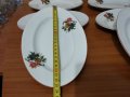 Стар български порцелан чинии елипси, снимка 4