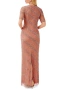 Дълга рокля Aidan Mattox - розова праскова, снимка 2