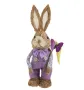 Великденска декоративна украса Заек, Лилав, 36 см, снимка 2
