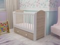 Ново детско легло с люлка + матрак 140/70, снимка 1