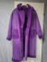 Дамско лилаво палто, снимка 1