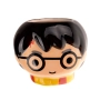 Керамична чаша Harry Potter – 3D глава на магьосник с очила и белег, 200 мл, снимка 1