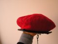 Червена барета-военна шапка, снимка 3