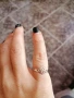 Нежно сребърно пръстенче - модел KR515, снимка 4