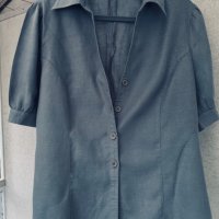 Хубава блуза(риза) CONTRA,лен 100%, снимка 8 - Ризи - 22647803