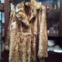 Дамско зимно палто кожено естествен косъм , снимка 1 - Якета - 43775170