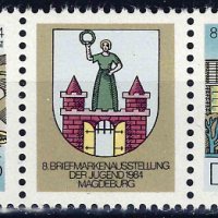 Германия ГДР 1984 - изгледи MNH, снимка 1 - Филателия - 43604792