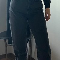 Черни дънки mom jeans Terranova, снимка 3 - Дънки - 44080528