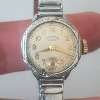 Дамски часовник Chronometre Suisse. DRGM - Germany. Vintage watch. Гривна. Механичен механизъм. , снимка 4 - Гривна - 40602025