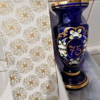 Синя ваза , снимка 2 - Колекции - 32665250