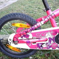 Детски велосипед/колело 16” Scott Contessa JR, алуминиева рамка, розов, контра , снимка 12 - Велосипеди - 43843167