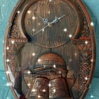 Калиграфски часовник, снимка 2 - Антикварни и старинни предмети - 43687586