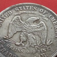 РЕПЛИКА КОПИЕ на Американския сребърен долар 1875г. УНИКАТ за КОЛЕКЦИОНЕРИ 41471, снимка 3 - Нумизматика и бонистика - 43193449