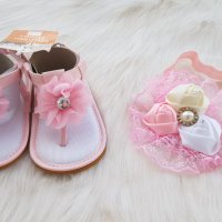 Бебешки сандали 6-12-18 месеца , снимка 2 - Детски сандали и чехли - 36982882