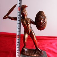 Стара Статуетка Фигура РИМСКИ Войн, снимка 6 - Антикварни и старинни предмети - 43878236