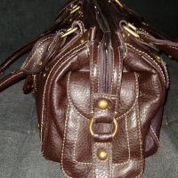 Ергономична дамска чанта в кафяво / кафява чанта , снимка 4 - Чанти - 28276910