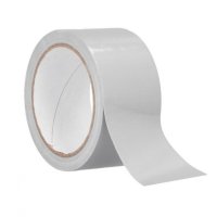 Армирана Бяла лента, Бяло тиксо за брезент 20 метра х 50мм , снимка 1 - Аксесоари и консумативи - 43009897