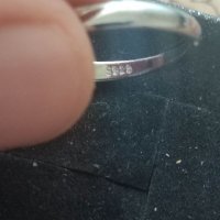 Изящен сребърен пръстен , снимка 6 - Пръстени - 39679134