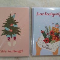 Нови Коледни картички с пликове., снимка 8 - Декорация за дома - 38752146