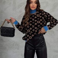 🤎Louis Vuitton уникална удобна дамска блуза / стандартен размер🤎, снимка 2 - Блузи с дълъг ръкав и пуловери - 43516687