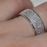 Ослепителен пръстен с бял сапфир 💥, снимка 8 - Пръстени - 37993580
