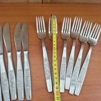 Руски прибори за хранене вилици и ножове, снимка 3 - Антикварни и старинни предмети - 33616937