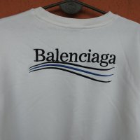 Ватирана блуза BALENCIAGA Election Logo (L/XL), снимка 9 - Блузи - 40064355