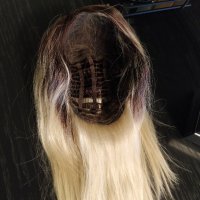 Нова перука естествен косъм 60% и 40% синтетика , снимка 3 - Аксесоари за коса - 43834537