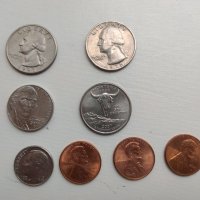 Лот американски монети , снимка 4 - Нумизматика и бонистика - 32945263