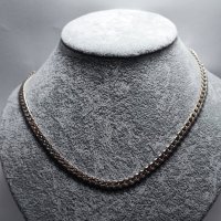 Сребърен  синджир панцер, снимка 5 - Колиета, медальони, синджири - 43887750