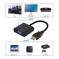 Преходник HDMI към VGA, снимка 4 - Кабели и адаптери - 28335974