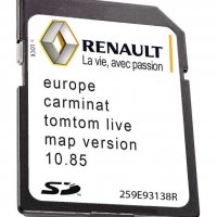 🚗 RENAULT SD Card Carminat TOMTOM LIVE 11.05 10.85 10.65 10.45 Europa Навигационна Сд Карта Espace, снимка 11 - Навигация за кола - 35665790
