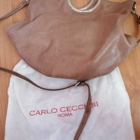 Carlo Cecchini#ROMA#естествена кожа чанта #, снимка 2 - Чанти - 29015137