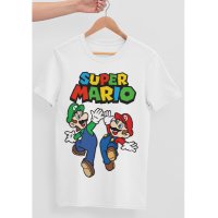 Тениски Супер Марио Super Mario Модели и размери, снимка 2 - Тениски - 40348615