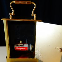 Настолен месингов часовник,Западна Германия., снимка 7 - Антикварни и старинни предмети - 27710769