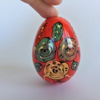 Великденско яйце, дървено №9 -  рози 2, снимка 5 - Декорация за дома - 38194448