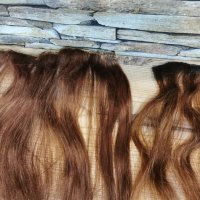 Екстейшъни 100% естествен косъм, снимка 3 - Аксесоари за коса - 36803556